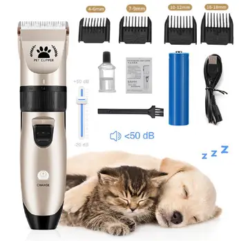 

Electrical Dog Hair Trimmer USB Charging Pet Hair Clipper Rechargeable Low-noise Pet Hair Remover Grooming Hair Cutter Machine