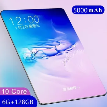 

2021 New Sale Game Tablets Pad 4G-LTE Bluetooth PC 6GB+128GB 10.1 Inch Android 9.0 Dual SIM Dengan GPS Kids Tablet