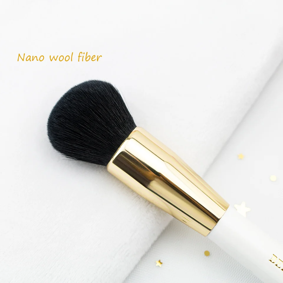L02 BEILI Роскошный белый High end Pro кисти для макияжа crease смешивание для румян для контура основы XGF козья шерсть макияж кисти инструмент - Handle Color: L02