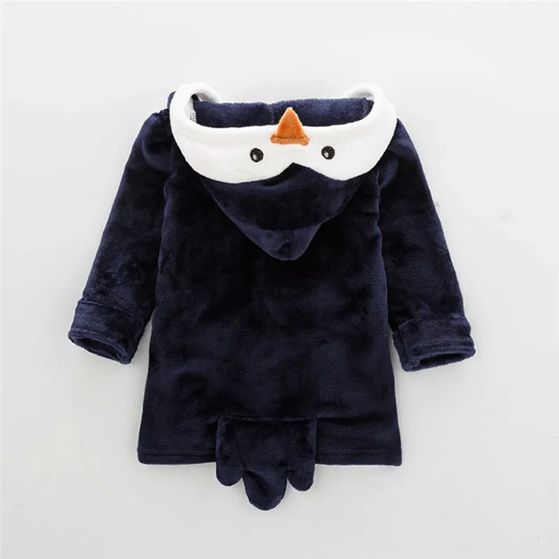 Детские пижамы для малышей с мультяшными животными; худи; Банное полотенце; фланелевый купальный халат для младенцев; Пижама; bebe;#3N26