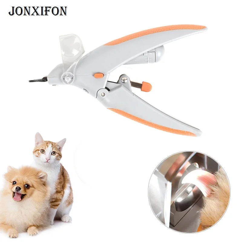 Pet Dog Nail Clippers Easy Claw Cat Trimmer Led Light Set AliExpress