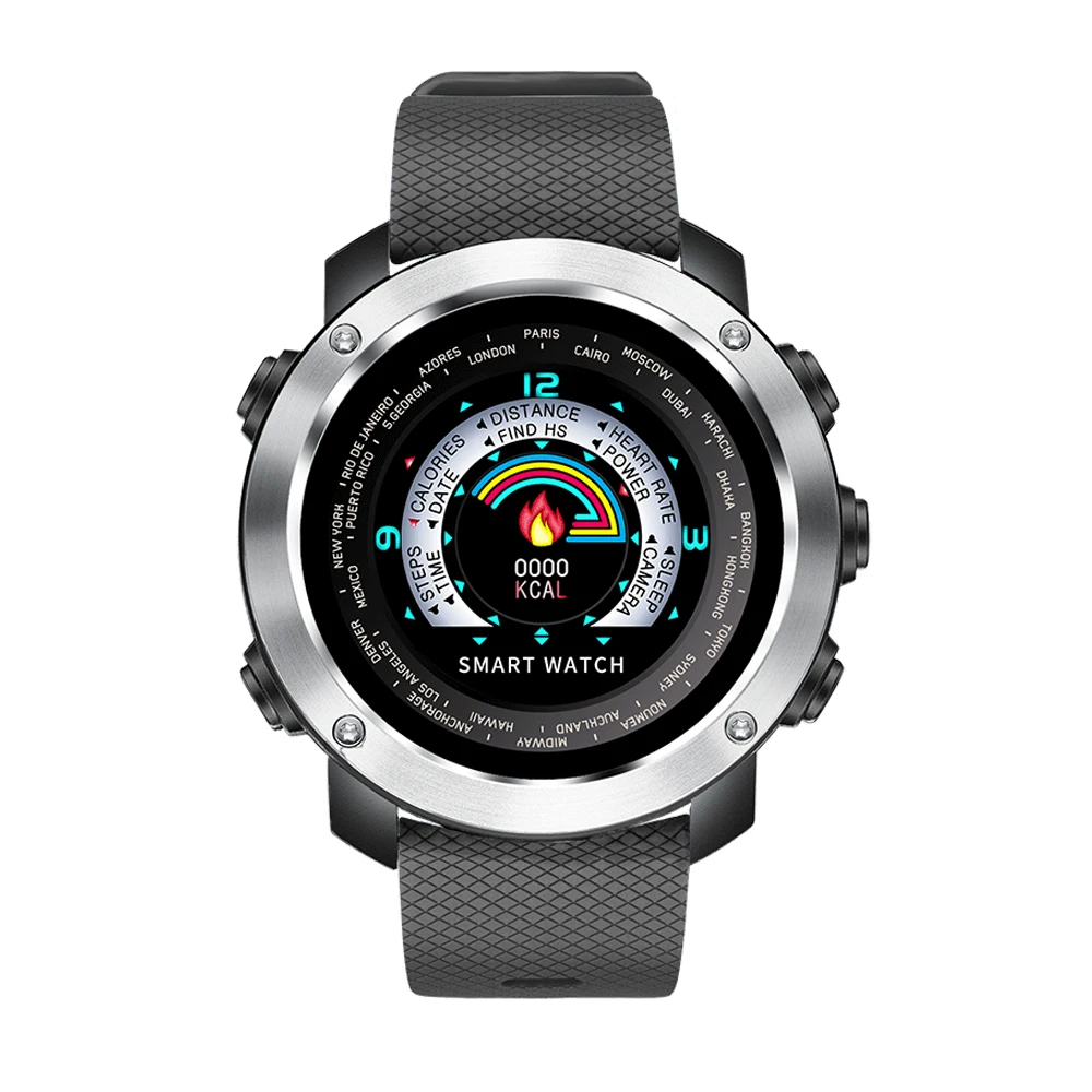 Metal Dial Grey Bozlun Новые смарт цифровые часы мужские HeartRate калории Удаленная камера Водонепроницаемые наручные часы модные часы Relogio Masculino W30 - Цвет: Metal Dial Grey