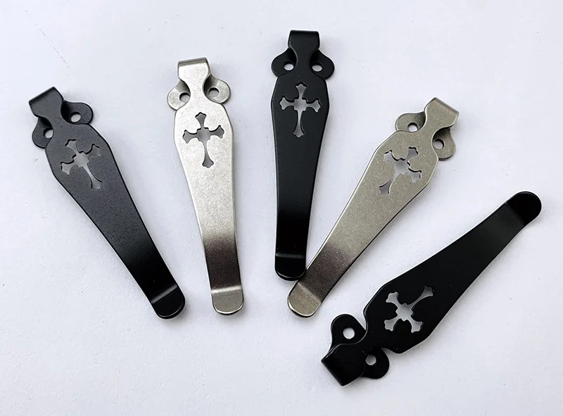 OEM титановый карманный нож зажим для талии зажим для Spyderco полувоенные pm2 c81 нож Задний зажим