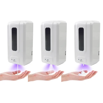 

Soap Liquid Dispenser 1200ml Large Window Wall-Mounted Infrared Sensor Soap Liquid Spray Drop Liquid Foam Three Kinds