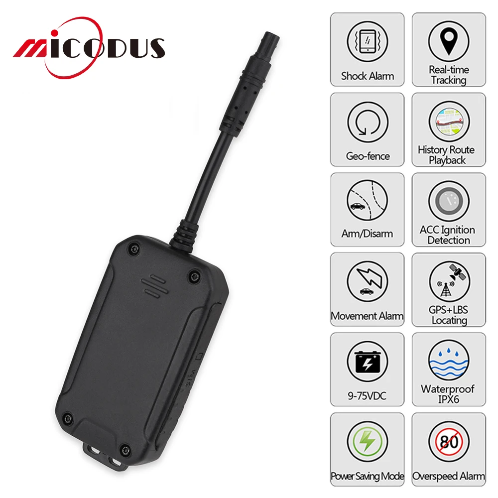 3G GPS Tracker Car 9-75V Voltage Waterproof Cut Off Oil Power 3G GPS locator Real Time Tracking GSM GPRS LK210 Lifetime Free