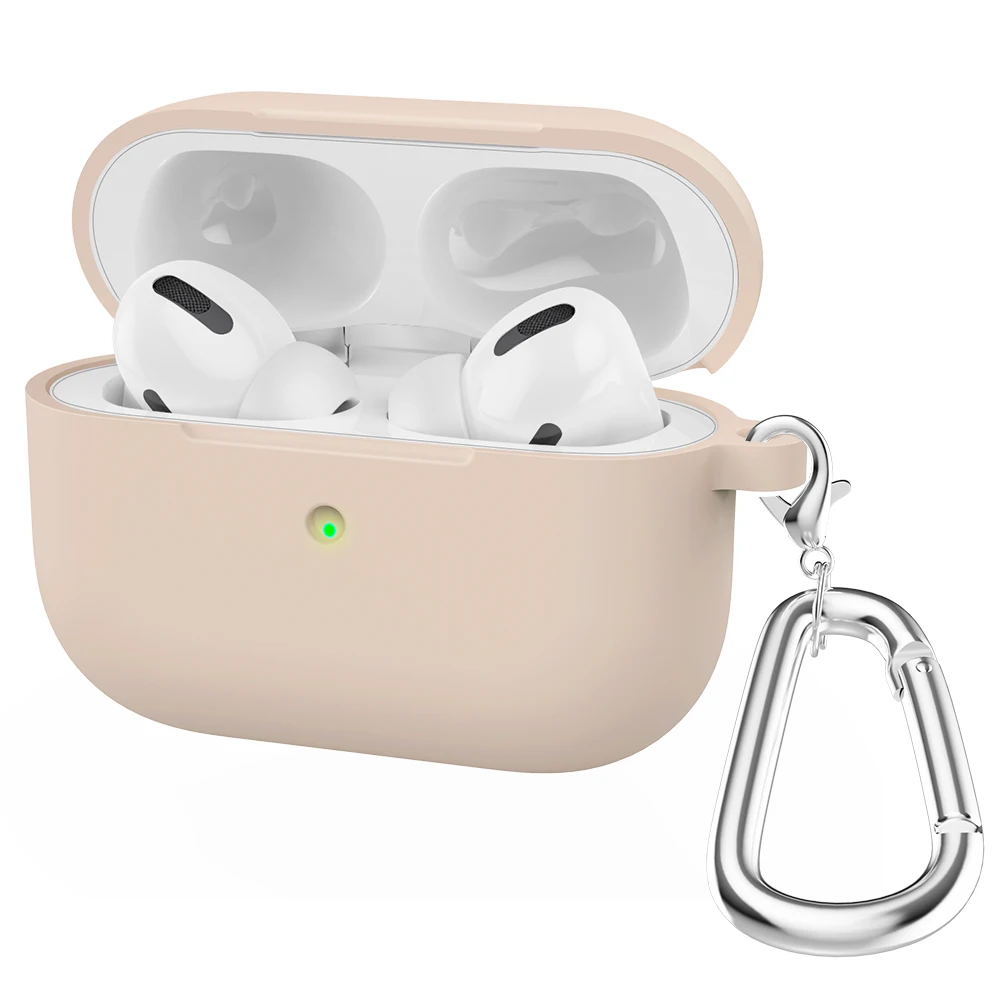 Мини Мягкий силиконовый чехол для Apple Airpods Pro противоударный чехол для Apple гарнитура для AirPods чехол s для Airpods Pro защитный чехол - Цвет: Fensha