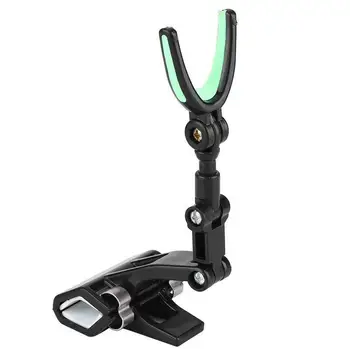 

Fishing Rod Holder Clip Adjustable Rod Bracket Cramp On For Ice Fishing Rod Stand Holder Folder On For Fish Bucket Shock-proof