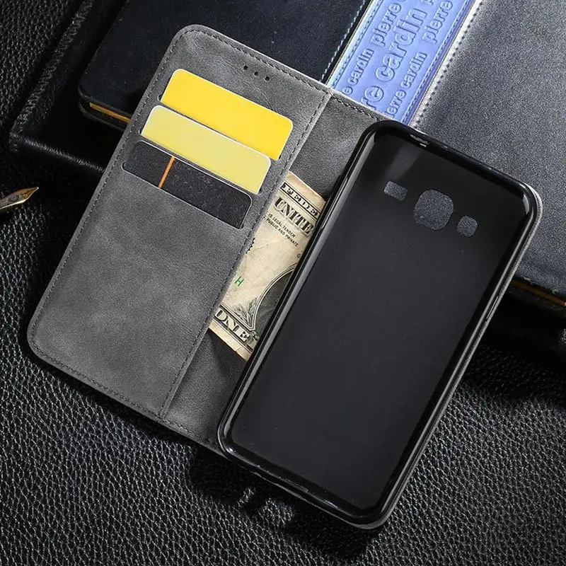 Флип кожаный бумажник чехол для телефона чехол для zte Blade A3 без магнита бизнес винтажный дизайн простой