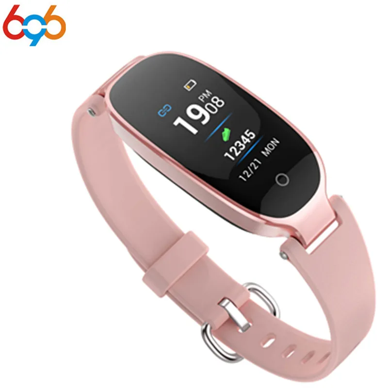 

696 S3 Fashion Smart Band Bracelet Girl Women Heart Rate Monitor Wrist Smart Wristband Lady Female Fitness Tracker Wristband