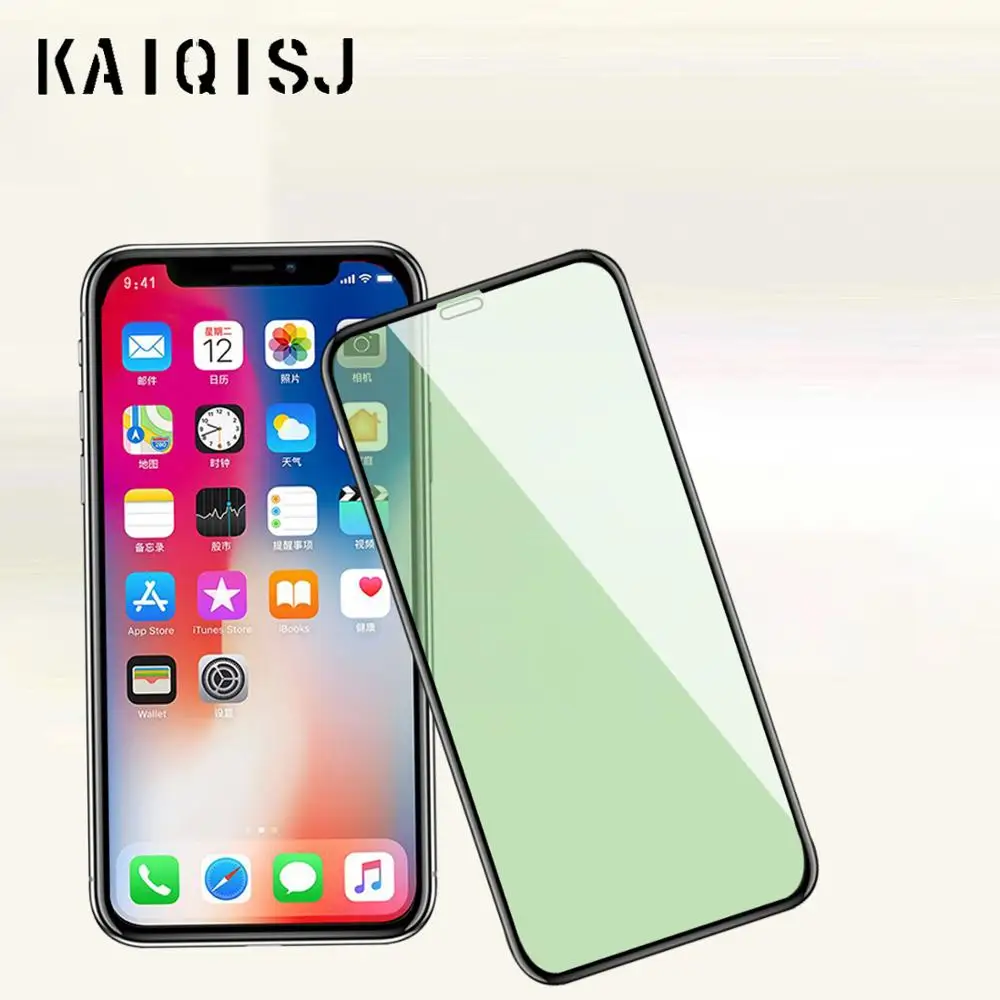 

KAIQISJ Tempered glass for iphone tempered glass screen protector for iphone7 8 6s plus for iphoneX, xr, xs, 11, pro, max glass