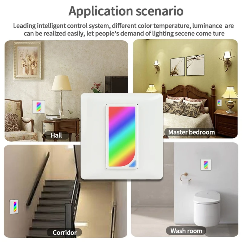 2в1 умное освещение переключатель совместим с Echo Alexa/Google Home, флеш WiFi переключатель и встроенный в ночной Светильник с регулируемой яркостью