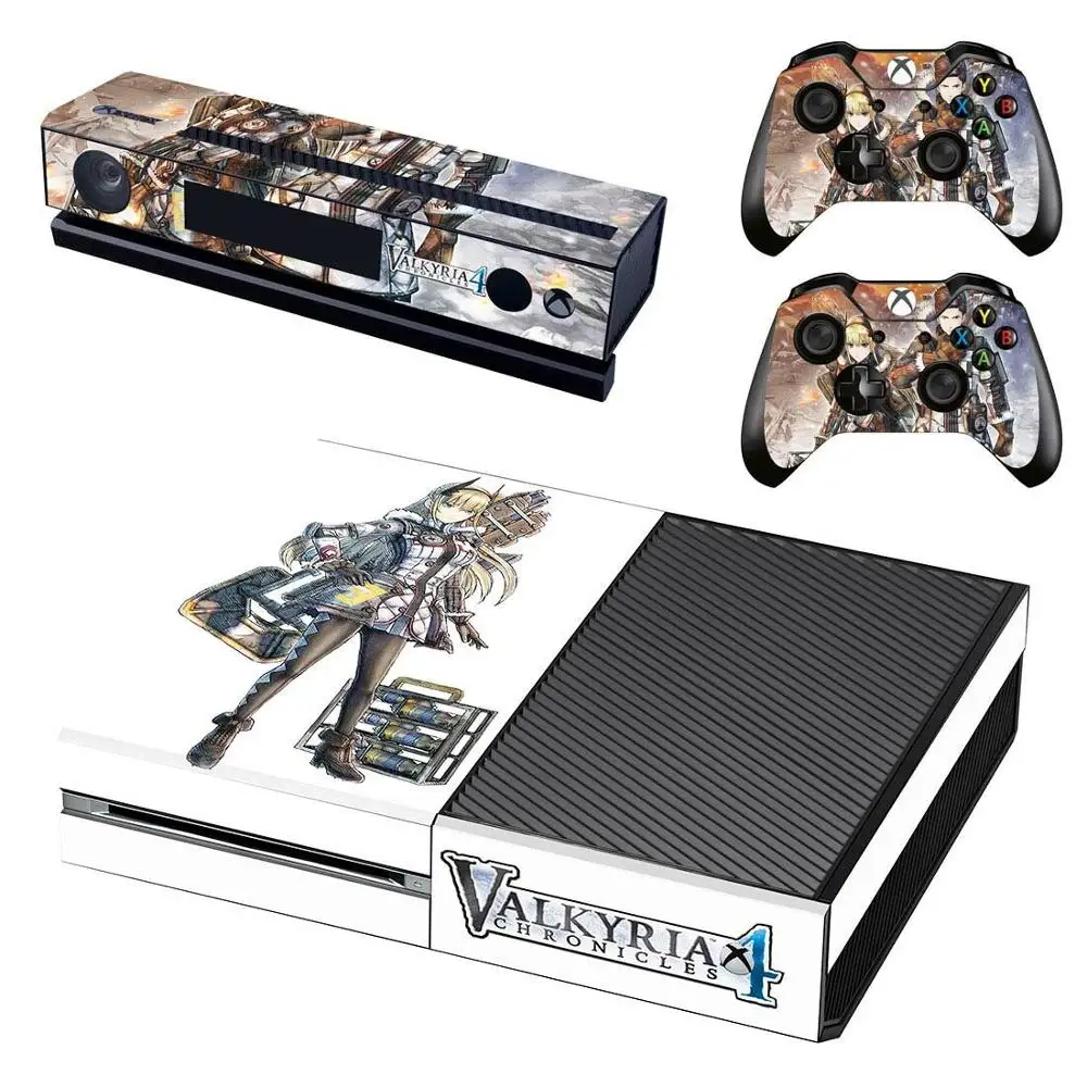 Valkyria Chronicles 4 наклейка s для Xbox one кожа Виниловая Наклейка Обложка стикеры Adesivo для Xbox one консоль Kinect два контроллера шкуры