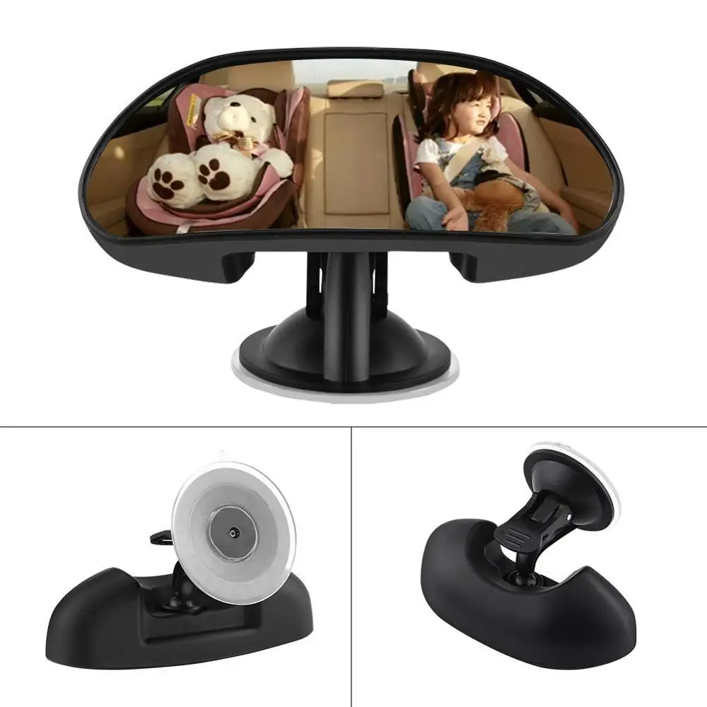 Регулируемое Автомобильное зеркало заднего вида с присоской 1 шт.|baby rear view mirror|safety