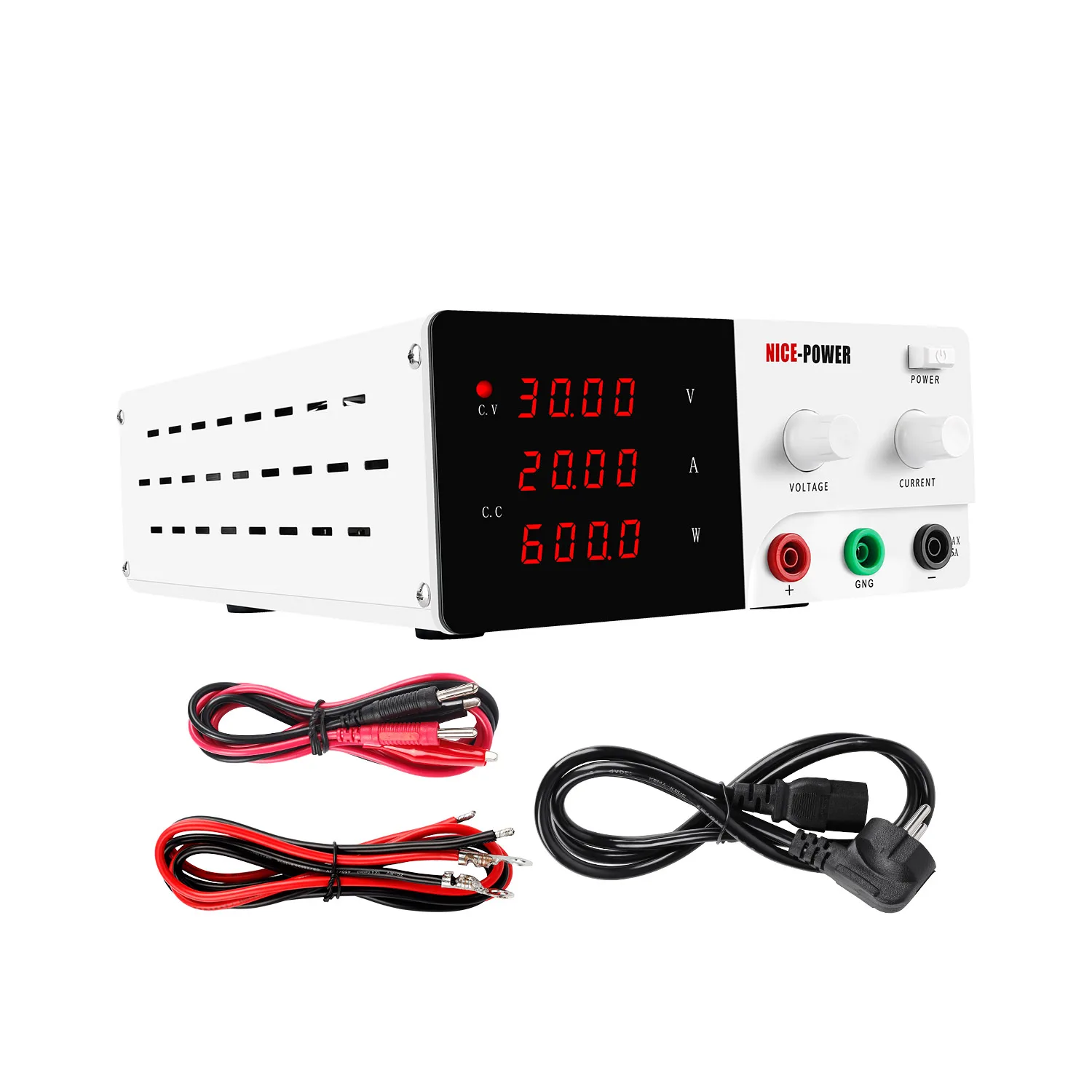 US $216.30 Nice Power RSPS3020 High Precision Four Digital Adjustable Switching 30V 20A DC Variable Power Supply