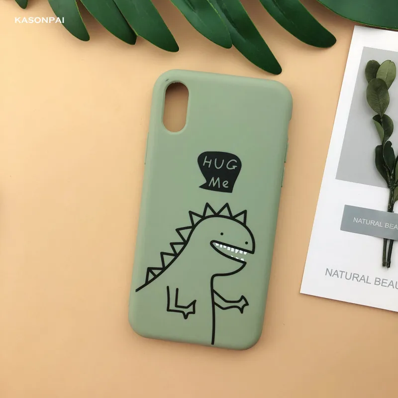 style13 Модный мягкий ТПУ чехол для телефона с изображением персика, авокадо, фруктов для iPhone X, XS, Max, XR, 7, 8, 6, 6S Plus, 11 Pro, милый мультяшный чехол с изображением динозавра - Цвет: style13