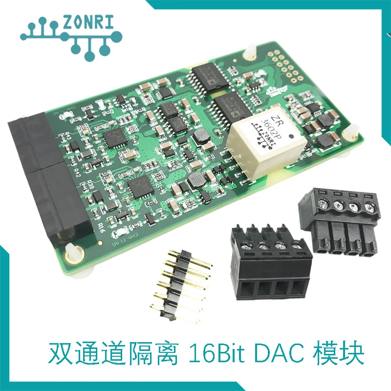 Двухдиапазонный Wi-изолированный канал 16Bit модуль DAC/0-20mA/+ 10V четырехпроводная Напряжение компенсации DAC 8562/8563
