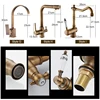 Antique Bronze Kitchen faucets 360 Rotate Swivel Faucet Hot Cold Water Tap Mixer Kitchen Sink Faucet ELK331 ► Photo 3/6