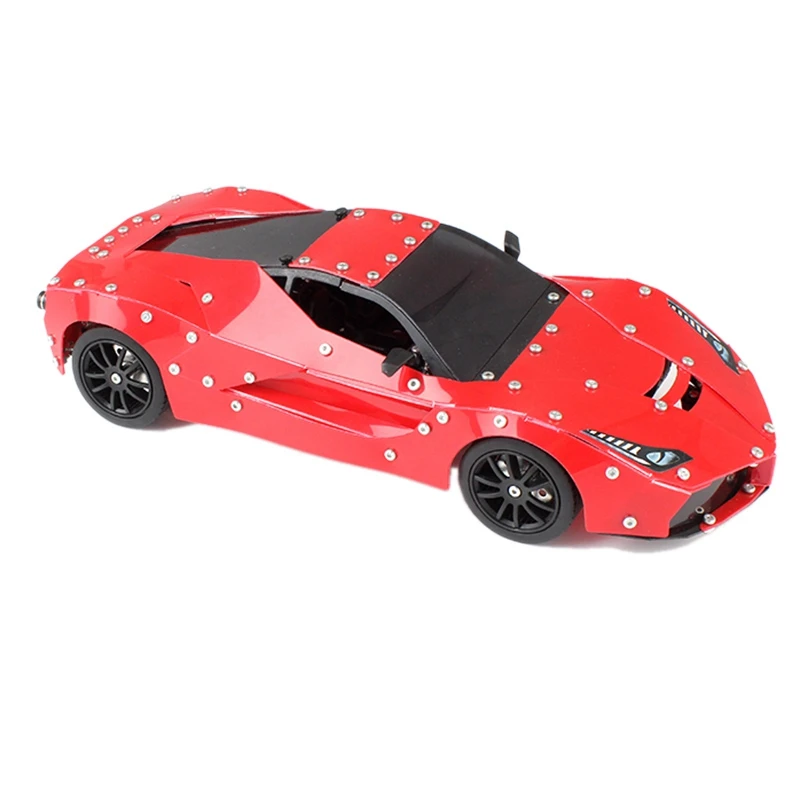 1:16 RC автомобиль из нержавеющей стали 4CH пульт дистанционного управления DIY сборка RC внедорожные Автомобили Подарочные игрушки для детей 597 шт
