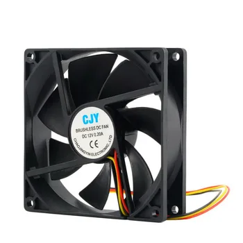 

2019 Newest 1pc 12V 3-Pin 9cm 90 x 25mm 90mm CPU Heat Sinks Cooler Fan DC Cooling Fan 65 CFM High quality!