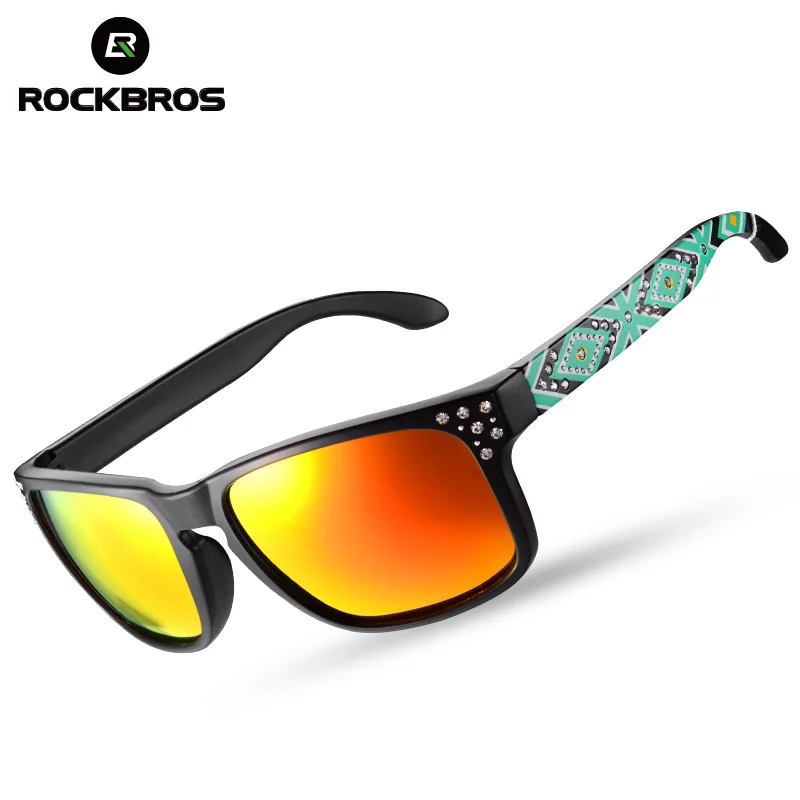 ROCKBROS, поляризованные велосипедные очки, очки для езды на велосипеде, защитные очки для вождения, пеших прогулок, спортивные солнцезащитные очки, велосипедные очки