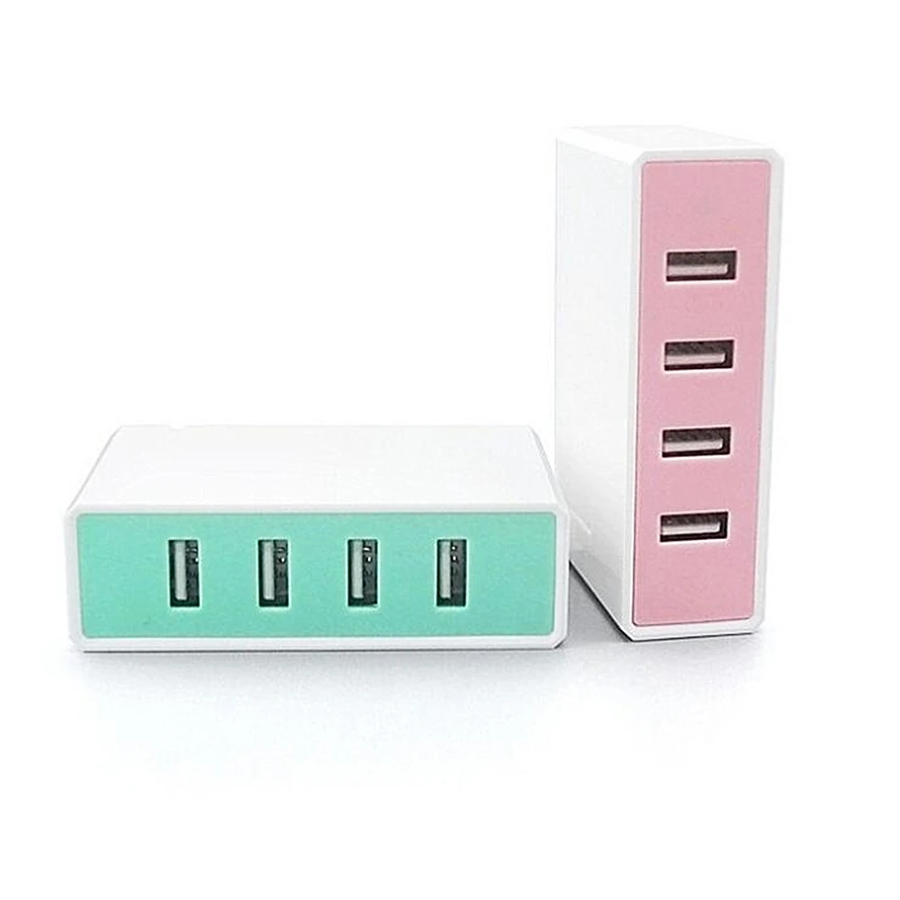 4USB Quick Charge 3C Сертифицированный 5V2. 4AUSB Зарядное устройство для мобильных телефонов и планшетов универсальная зарядная головка