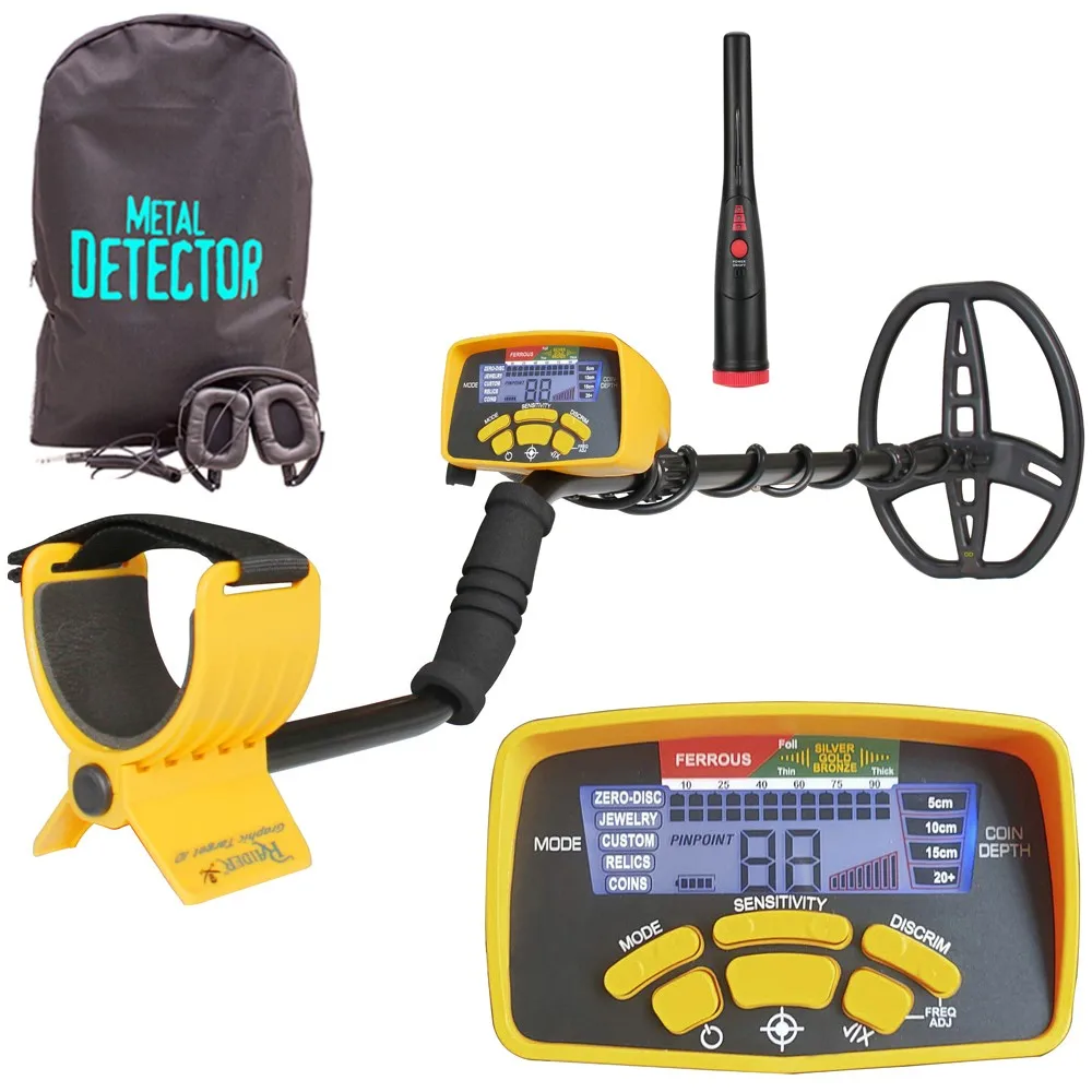 New MD 6450 High Sensitivity Gold Nuggets Digger Metal Scanner Finder Treasure Hunter Deep Underground Metal Detector|Industrial Metal Detectors| - AliExpress