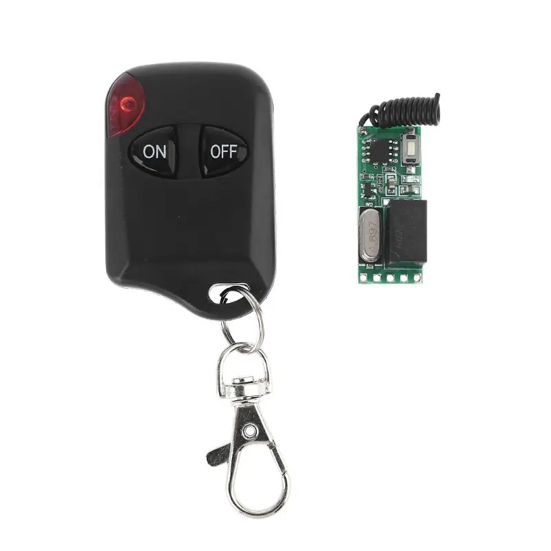 DC3V 5V 433 МГц RF беспроводной пульт дистанционного управления Модуль приемника 2Key