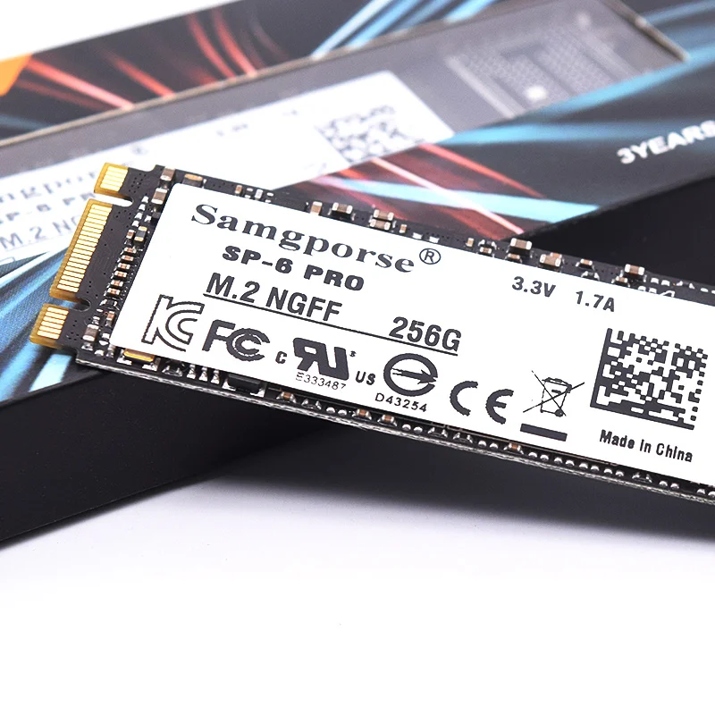 HY Samgporse SSD M.2NGFF 256GB твердотельный накопитель 2280 внутренний жесткий диск hdd для настольного ноутбука