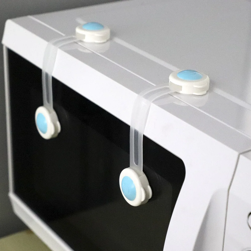 10pcs Child Safety Cabinet Lock Baby Proof Security Protector Drawer Door Cabinet Lock Plastic Protection Kids Safety Door Lock