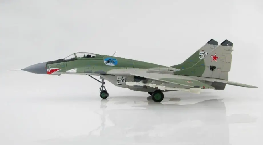 HOBBY MASTER MIG-29 9-13 Fulcrum-C белый 51 Борисоглебский учебный центр Лето 2001 1/72 литье под давлением модель самолета