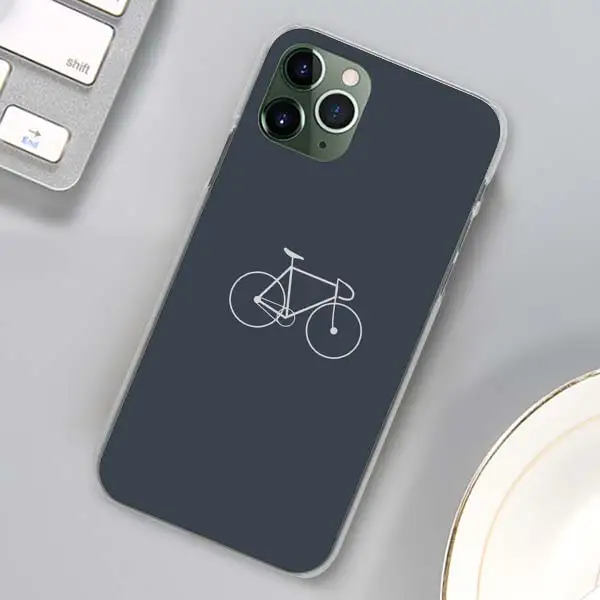 H06 Bike Cycling art Phone Cases for Apple iPhone 11 Pro Max X XR XS MAX Case for iPhone 6 6s 7 8 Plus 5 5S SE Cover - Цвет: H06