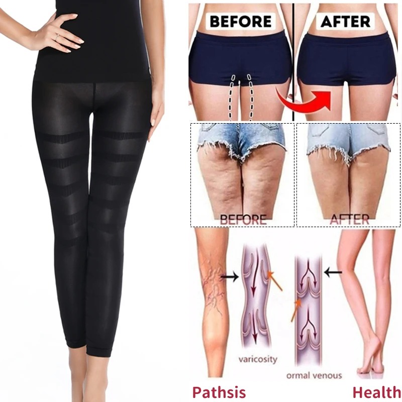 Shapewear Anti Cellulite Compression Leggings Leg Slimming Body Shaper High  Waist Tummy Control Panties Thigh Sculpting Slimmer - AliExpress