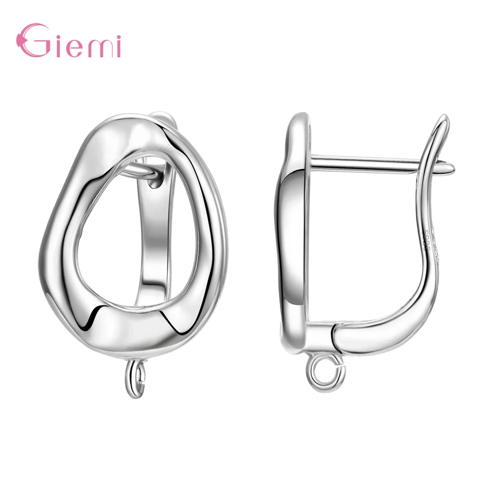 Ohrring-Zubehör aus 925er-Sterlingsilber, baumelnde Ohrringe, Verschlüsse, Hakenbeschläge, DIY-Schmuckherstellung, Haken, Tropfen-Ohrringe, Zubehör – Detail 4
