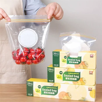 

Freshness Protection Package Food Bag Reclosable Vacuum Storage Bag Thicken Ziplock Bag For Kitchen Fresh Bag