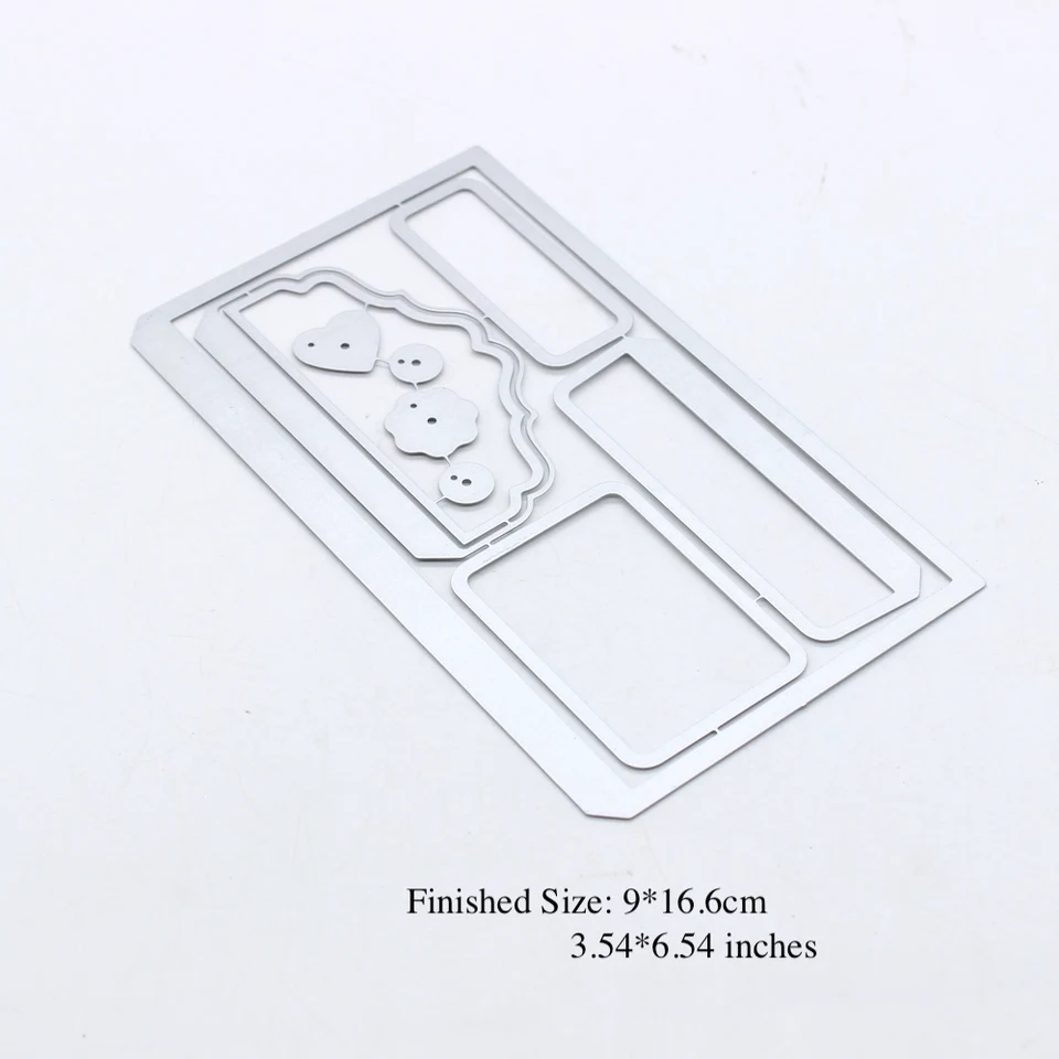 KSCRAFT Envelope Cutting Dies - Metal Stencils For Scrapbooking & Card Making