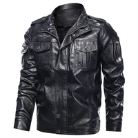 Winter Fleece Thick Leather Jacket 2