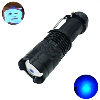 

UV 365nm 395nm UV Flashlight Mini UV Flashlight Detect Fluorescer Pen Light Convenient Zoom UV Light UVC UVA Portable