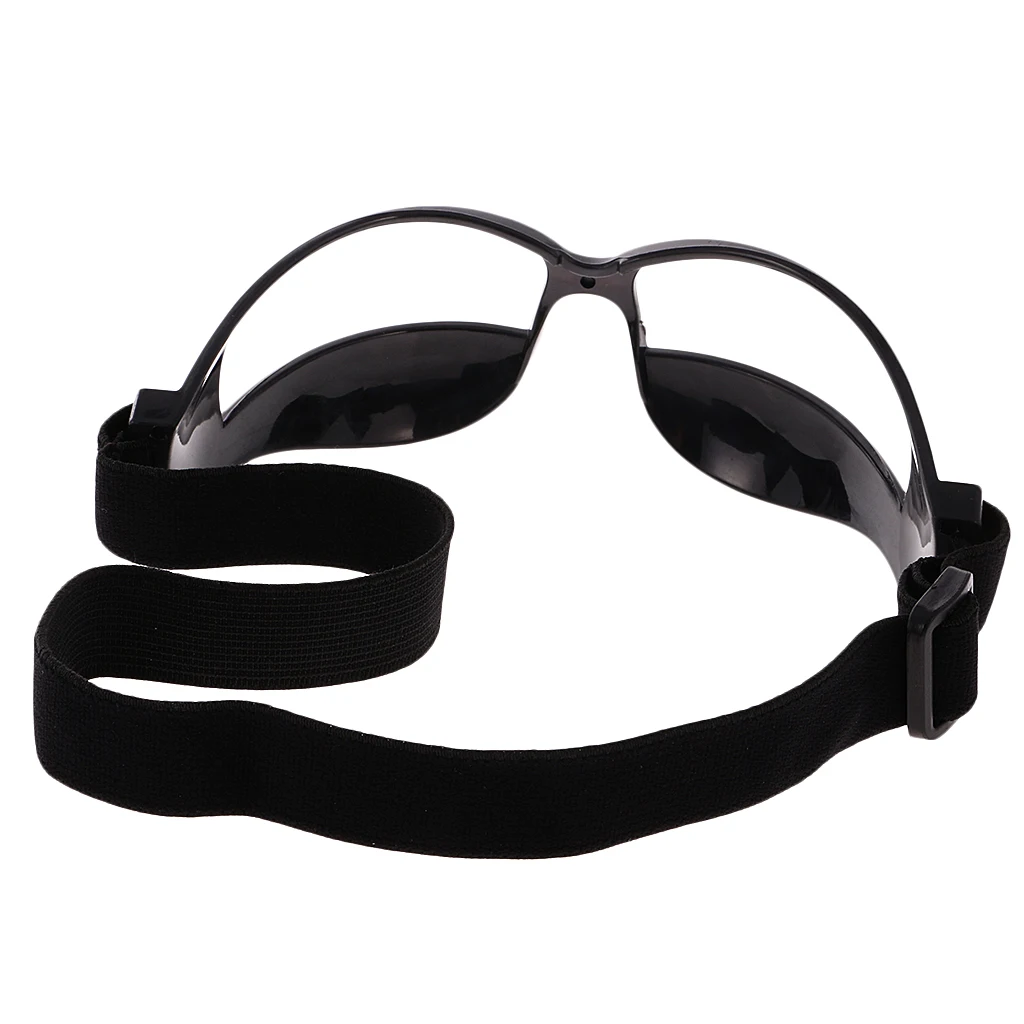 Pack 12 Adjustable Dribbling Glasses Goggles Dribble Specs + Safety Whistle Lanyard for Basketball Training Aid