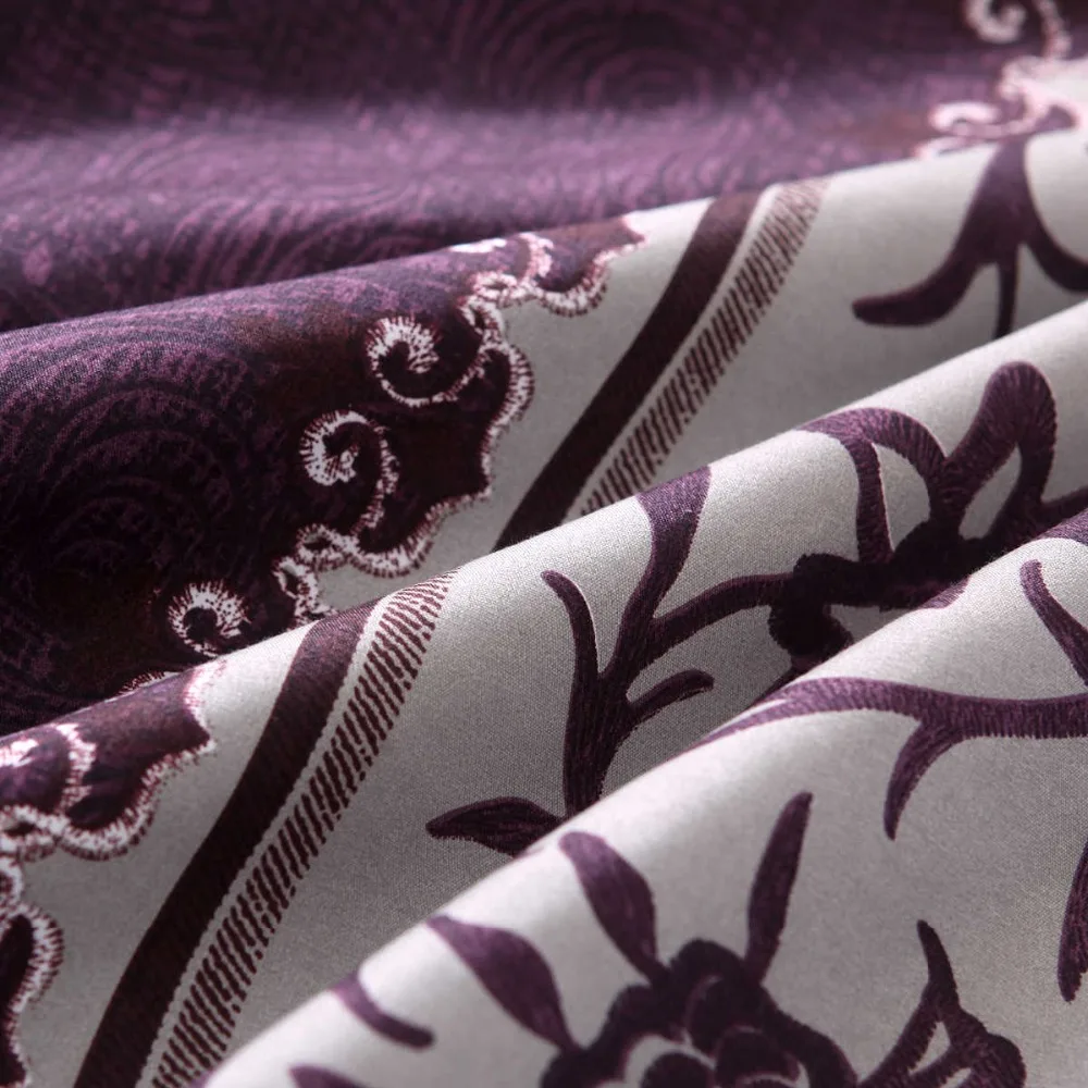 Классическое роскошное покрывало постельных принадлежностей печать одеяла Твердые простыни и наволочки