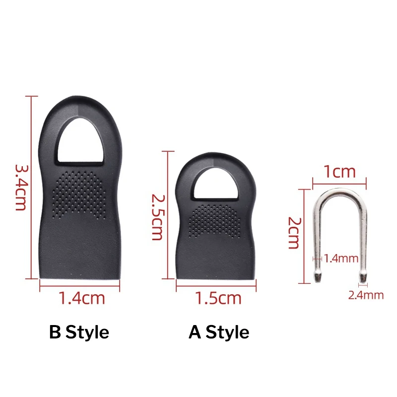 16pcs 8pcs clothing Zip Fixer for Replacement Zipper puller for Travel Bag Suitcase Backpack Zipper Pull Fixer Tent zipper repair kit zipper pullers zipper sliders zipper heads zipper accessories