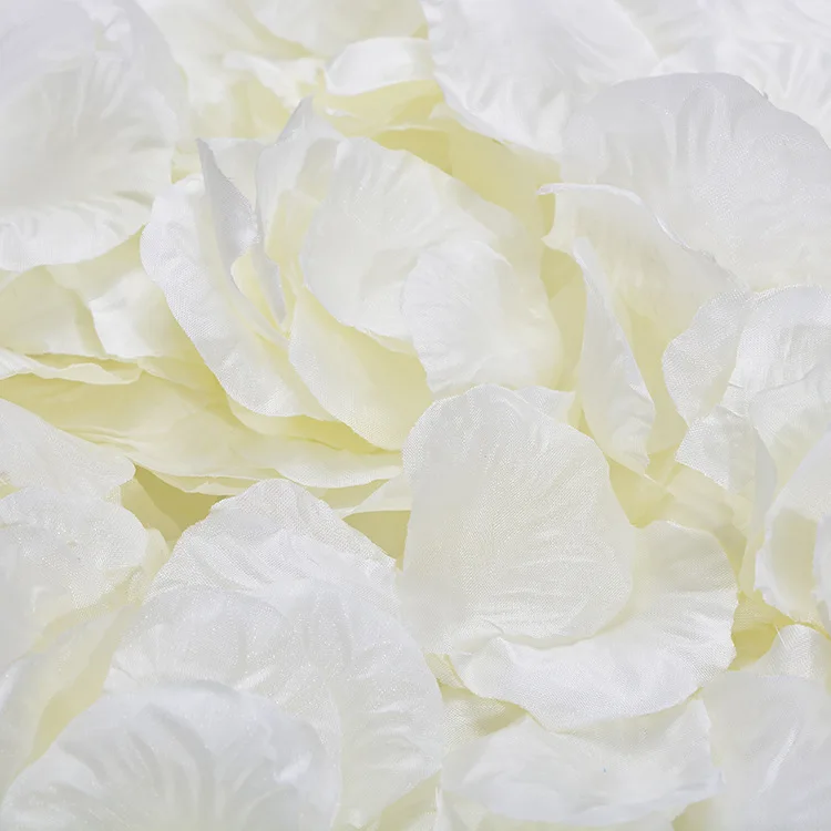 500 шт шелковые искусственные цветы розы Романтические свадебные украшения лепестки кровать стол цветы девичник вечерние украшения для свадьбы. Q - Цвет: Бежевый
