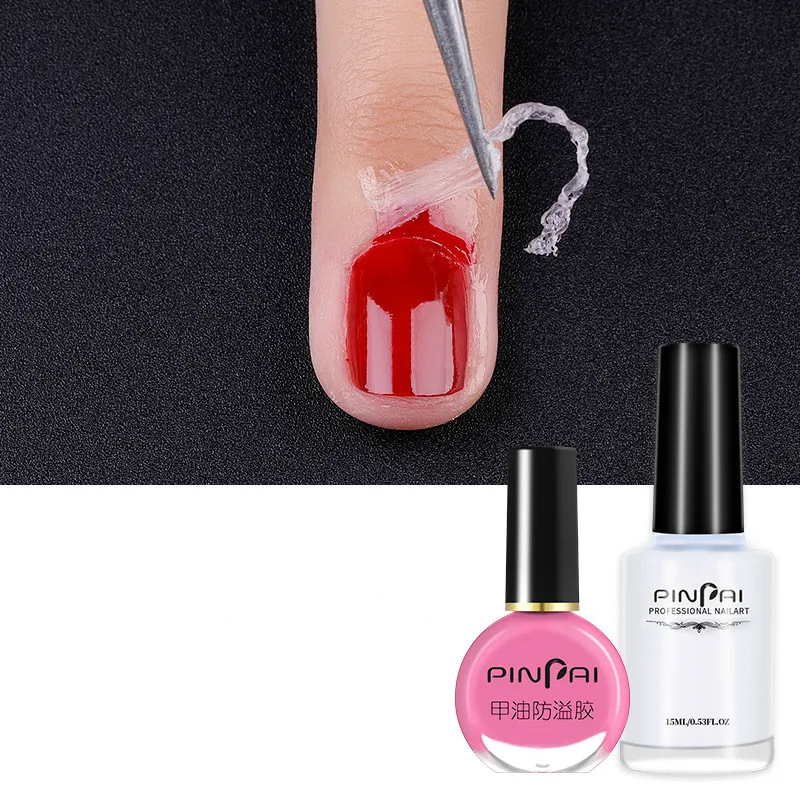 

Manicure Anti-overflow Plastic Nail Polish Printing Oil Anti-overflow Peeling Skin Cream Powder White Tasteless 15ml