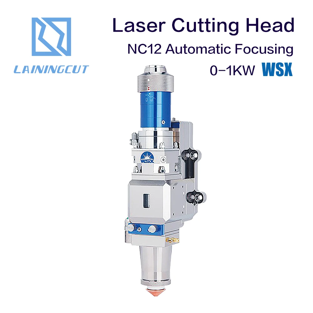 

LSKCSH WSX 0-1KW Fiber Laser Cutting Head NC12 Automatic Focusing 1000W for Metal Cutting