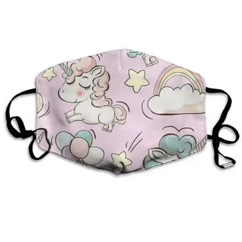 

Unicorn Pink print Dustproof and windproof mask, washable and reusable, suitable for outdoor sports