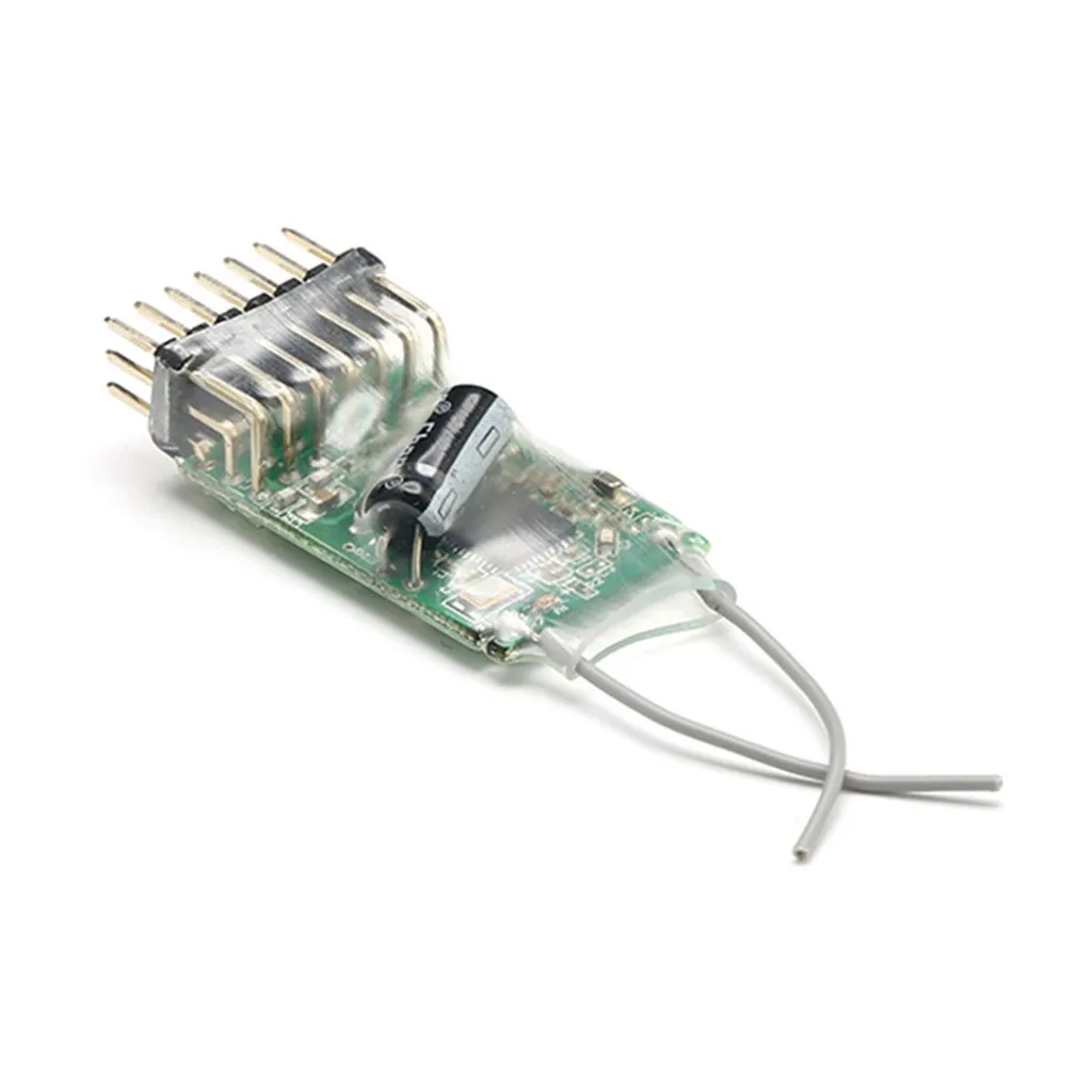 OMESHIN 2,4 GH 6ch Microlite DSM2 совместимый полный диапазон приемник CM621 RC самолет сервопривод - Цвет: Светло-серый
