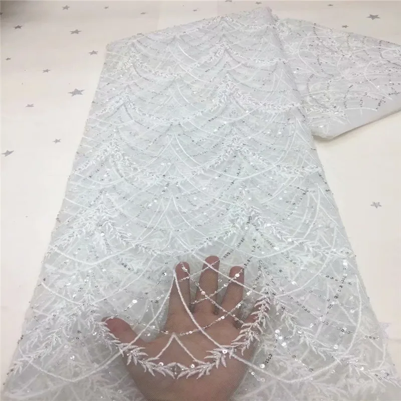 Нигерийские бусины кружевная ткань 2020 красное/золотое высококачественное