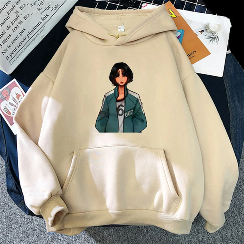 Kang Sae Byeok Squid Game Player 067 Hoodie Women Long Sleeve Casual Hip  Hop Kawaii Clothes Anime Hoodies Aweatshirts Itself Y2K|Hoodies &  Sweatshirts| - AliExpress