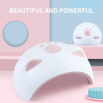 

UV LED Lamp For Nails Dryer Lce Lamp For Manicure Gel Nail Lamp Drying Lamp For Gel Varnish Lamp Nail Cat Nv Nail Lamp