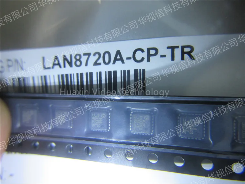 LAN8720A-CP-TR Ethernet ICs RMII 10/100 ETH XCVR w/hp AutoMDIXSupport чип