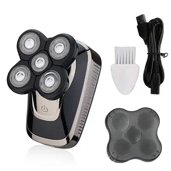 

Dry and Wet USB Charging Multi-purpose Electric Shaver Men Razor 5-knife Head Waterproof Rechargeable Beard Knife T4MB